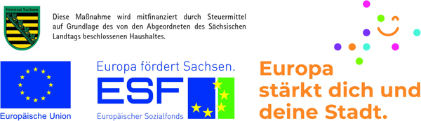 Der ESF und der Freistaat Sachsen födern die Stadt Hoyerswerda, inbesondere Benachteiligte, mit dem GIHK und seinen niedrigschwelligen Projekten.